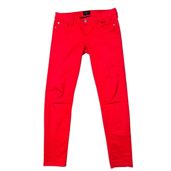 Celebrity Pink Low Rise Skinny Stretch Jeans‎ in Tango Red Size 3/26S - Picture 2 of 6